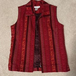 Coldwater Creek Embroidered vest